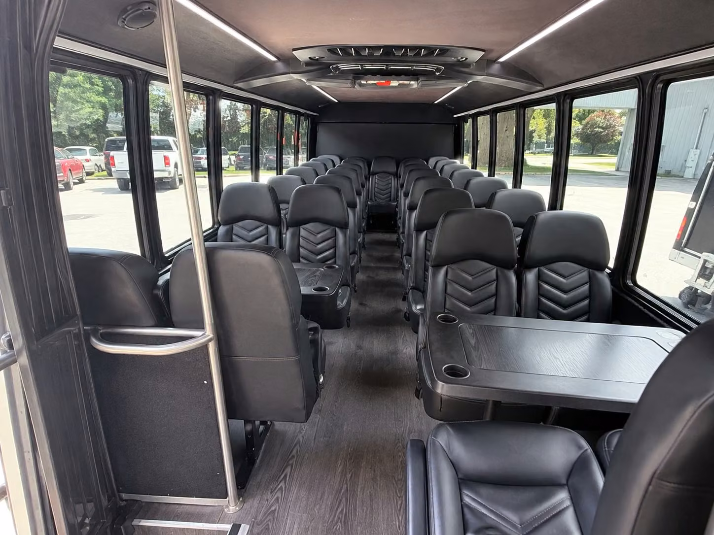18 passenger minibus inside