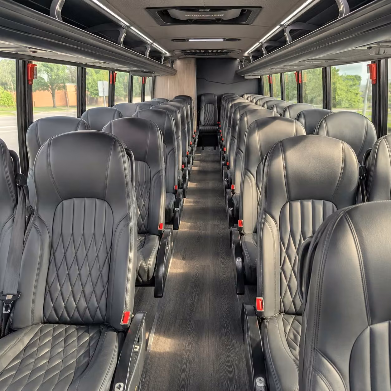 25 passenger minibus inside