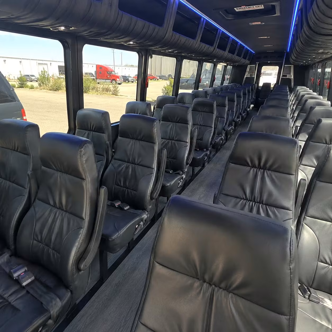 30 passenger minibus inside