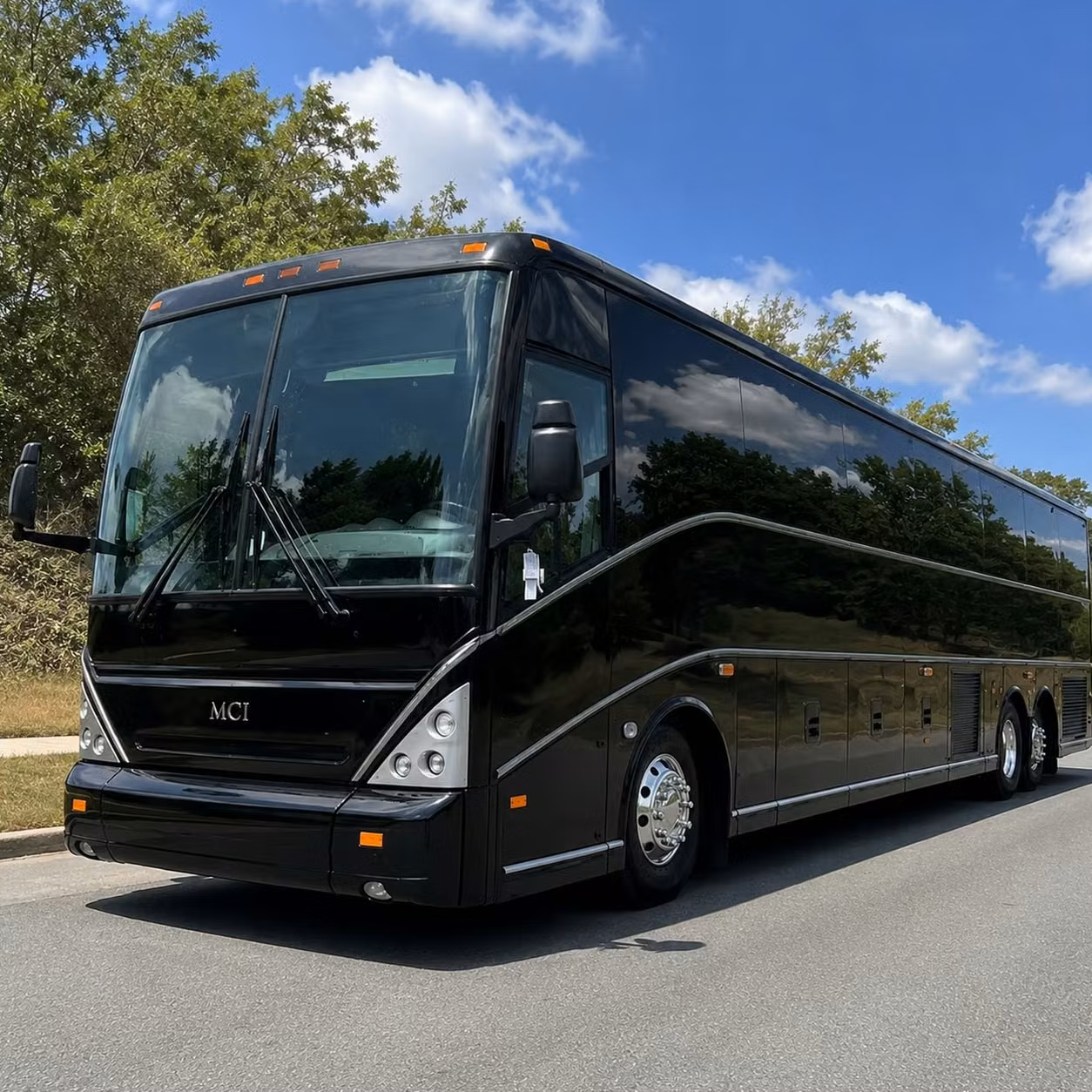 one bus handles convention and conference transportation at the harvey convention center